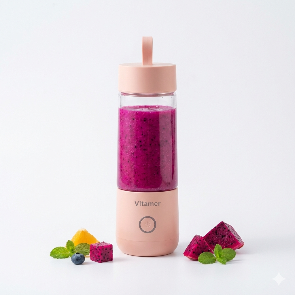liquidificador-portatil-vitamer-mini-350-ml-rosa-blender-mixer-batido