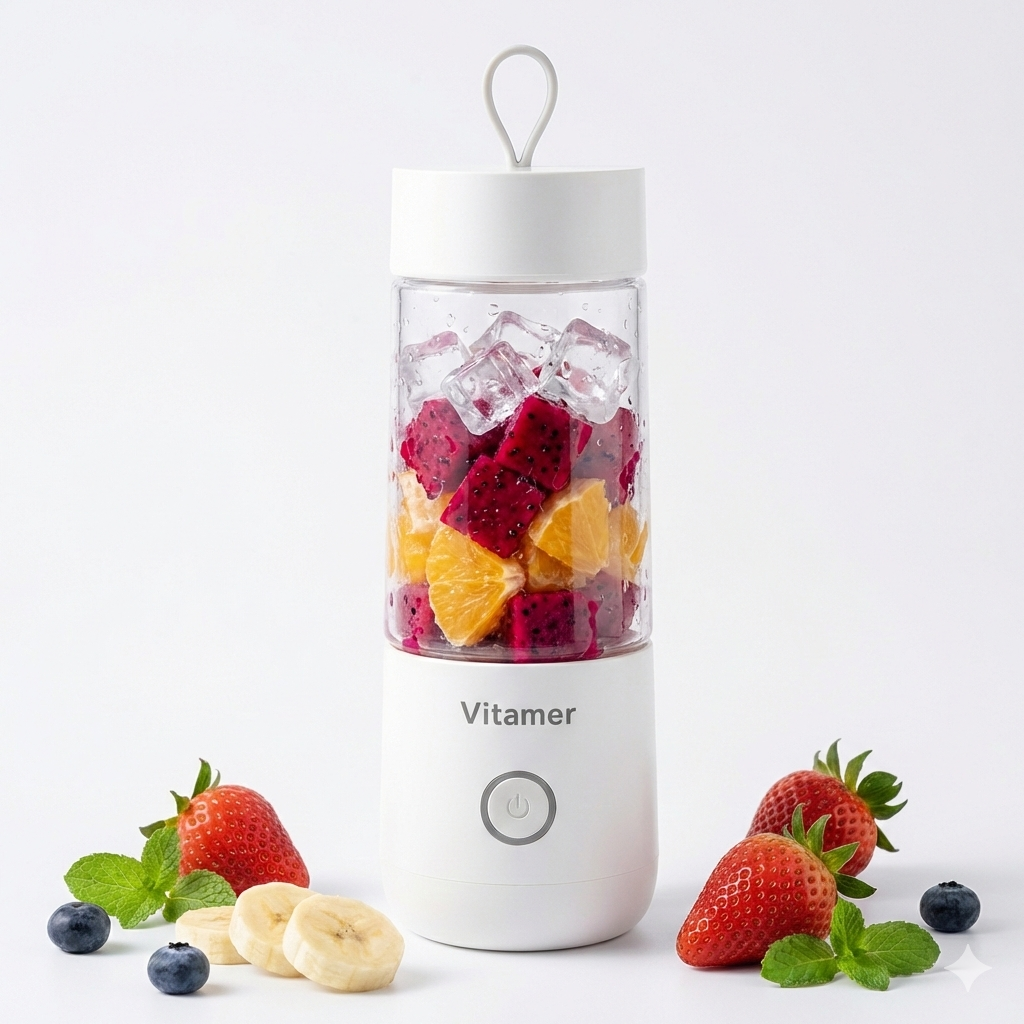 liquidificador-portatil-vitamer-mini-350-ml-branco-blender-mixer